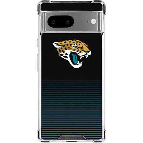 NFL Jacksonville Jaguars Breakaway Google Pixel 7a Clear Case